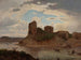Ruinen des Schlosses von Bobrowniki am Ufer der Weichsel - Wojciech Gerson — Ansicht des Kunstwerks