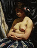 Frau halbnackt - Wojciech Weiss — Ansicht des Kunstwerks