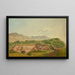 Die Ruinen der Allinges - Wolfgang Adam Töpffer — gerahmtes Bild an der Wand