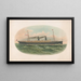 Postschiff von Saint Louis auf See - Woodward Tiernan Printing Co — gerahmtes Bild an der Wand