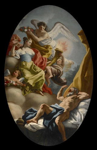Workshop Of Francesco De Mura - Allegory of Wisdom and Truth.webp