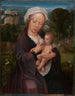 Jungfrau mit Kind - Atelier von Adriaen Isenbrant — Ansicht des Kunstwerks