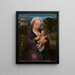 Jungfrau mit Kind - Atelier von Adriaen Isenbrant — gerahmtes Bild an der Wand