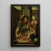 Die freien Künste ehren Johann Wilhelm Palatin am Rhein und seine Frau - Atelier von Adriaen van der Werff — gerahmtes Bild an der Wand