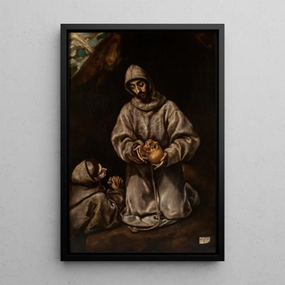 Workshop of El Greco - St Francis and Brother Rufus.webp