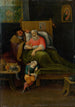Die Besuch der Kranken der Sieben Werke der B mercy - Atelier von Frans Francken dem Jüngeren — Ansicht des Kunstwerks