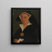 Lady Rich Elizabeth Jenks ist 1558 verstorben - Atelier von Hans Holbein dem Jüngeren — gerahmtes Bild an der Wand