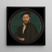 Portrait eines Mannes, Sir Ralph Sadler - Atelier von Hans Holbein dem Jüngeren — gerahmtes Bild an der Wand