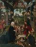 L'Adoration de l'Enfant Jésus - Atelier de Jacob Cornelisz van Oostsanen — Ansicht des Kunstwerks