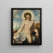 Der Christus, der Mann des Schmerzes - Atelier von Maarten van Heemskerck — gerahmtes Bild an der Wand