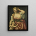 Venus und Amor - Atelier von Paolo Veronese — gerahmtes Bild an der Wand