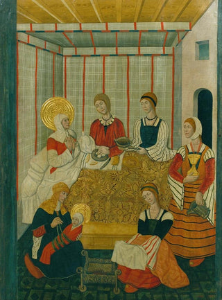 Workshop of Pedro Garca de Benabarre - Birth of the Virgin.webp