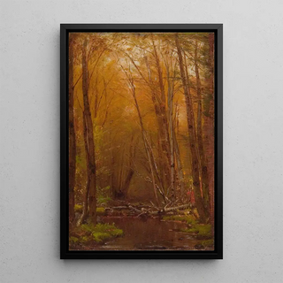 Worthington Whittredge - The Birches Of The Catskills.webp