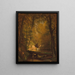 Der Forellenteich - Worthington Whittredge — gerahmtes Bild an der Wand