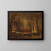 Bach mit Forellen in den Catskills - Worthington Whittredge — gerahmtes Bild an der Wand