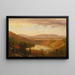 Ansicht der Kaaterskill-Wasserfälle - Worthington Whittredge — gerahmtes Bild an der Wand
