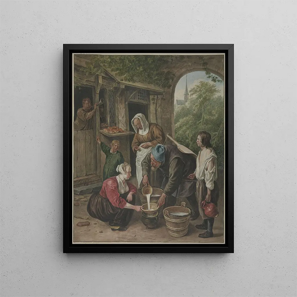 Wybrand Hendriks - The milk seller.webp