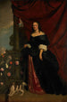 Portrait einer Frau, wahrscheinlich Sophia Anna van Pipenpoy, um 1618-1670, Gräfin von Schellart - Wybrand de Geest — Ansicht des Kunstwerks