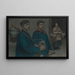 Bauern - Xavier Mellery — gerahmtes Bild an der Wand