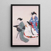Arbeiterinnen - Yamaguchi Soken — gerahmtes Bild an der Wand