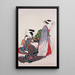Junge Damen - Yamaguchi Soken — gerahmtes Bild an der Wand