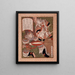Tomoe Gozen und Fan Kuai - Yashima Gakutei — gerahmtes Bild an der Wand