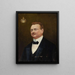 Portrait de Jan Nepomucen Chekowski armoiries Wczele - Zenobiusz Leopold Cerkiewicz — gerahmtes Bild an der Wand