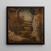 Zéphyr mit Psyché auf dem Berg - Sir Edward Coley Burne-Jones — gerahmtes Bild an der Wand