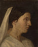 Portrait einer Frau im Profil - Zofia Szymanowska-Lenartowicz — Ansicht des Kunstwerks