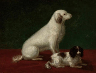 Zofia SzymanowskaLenartowicz - Two dogs Miskon and Medorek.webp