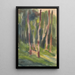Birkenwald - Zolo Palugyay — gerahmtes Bild an der Wand
