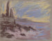 Motif côtier avec cyprès - Zolo Palugyay — Ansicht des Kunstwerks