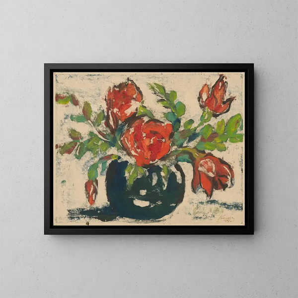 Blumenstrauß - Zolo Palugyay — gerahmtes Bild an der Wand