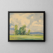 Landschaft mit Blumen Nirvana - Zolo Palugyay — gerahmtes Bild an der Wand