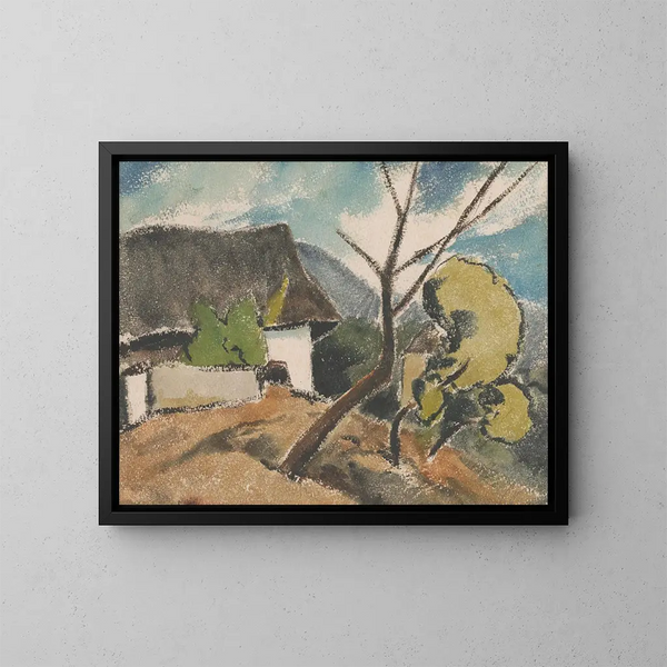 Chaumière oravienne - Zolo Palugyay — gerahmtes Bild an der Wand