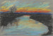 Aube rouge sur une rivière - Zolo Palugyay — Ansicht des Kunstwerks