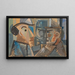 Gespräch - Zygmunt Waliszewski — gerahmtes Bild an der Wand
