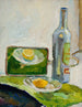 Stillleben mit Flasche - Zygmunt Waliszewski — Ansicht des Kunstwerks