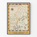 Poster Sommer-Spielkarte – Vintage-Wanddekoration
