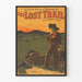 Vintage-Poster The Lost Trail Western von Anthony E. Wills