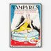 Vintage-Poster Vampyren - Retro-Wanddekoration