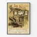 Vintage-Poster Die Nächte der Boulevard - Dramatische Wanddekoration