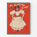 Vintage-Poster A Gaiety Girl – Künstlerischer Wanddekorationsposter