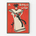 Vintage-Poster im Stil der Gaiety Girl Art Déco