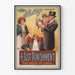 Vintage-Drama-Poster A Gerechtigkeit als Strafe - Klassische Wanddekoration