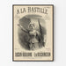 Vintage-Poster La Bastille - Texte Lucien Rouland, Musik E. de Reichenstein