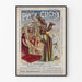 Vintage-Poster alte Place Clichy französischer und orientalischer Teppich