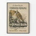 Vintage-Poster Buch Der Dschungelbuch von Rudyard Kipling