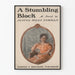 Vintage-Poster A Stumbling Block von Justus Miles Forman
