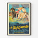 Vintage-Poster A Thief in Paradise - Illustration für Reitpolo